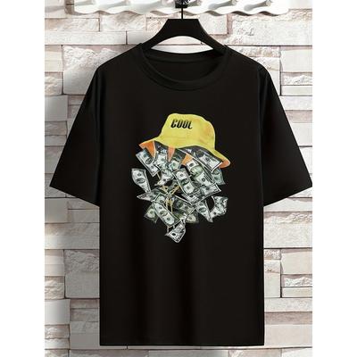 Frühlings-T-Shirt mit kurzen Ärmeln im amerikanischen Mode-Stil, Aufdruck für junge Männer, mit rundem Ausschnitt, übergroß und vielseitig