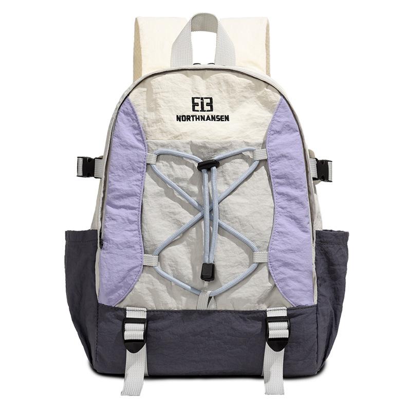Schoolbag Japanese commuter leisure small backpack sports hiking bag personalized color matching cycling schoolbag college student backpack