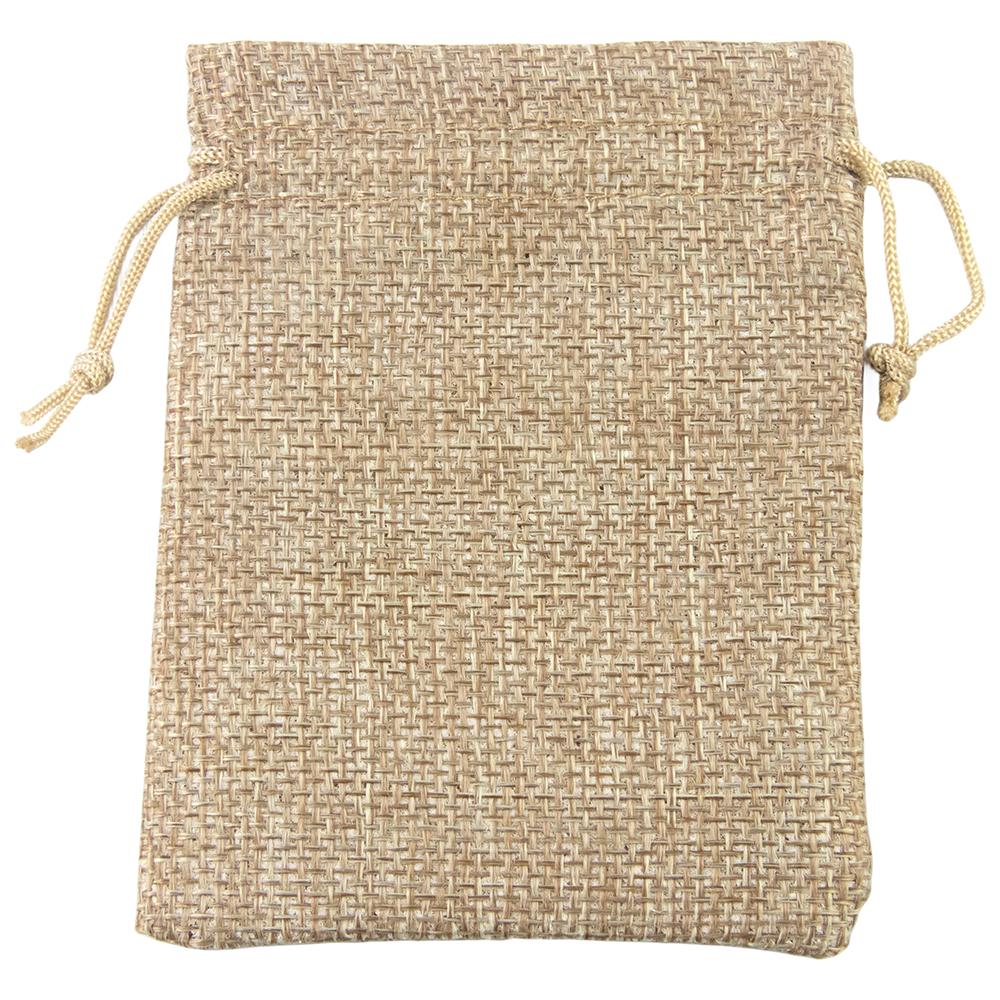 Dice Bag, 10pcs 93mm*125mm Jewellery Bags Burlap Pouch with Drawstring for Jewellery Tarot Dice Gift Packaging Bags