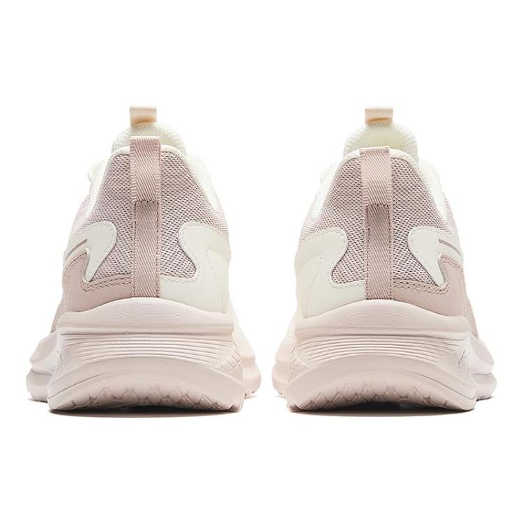 New Anta Anti Slip Wear Resistant Low Top Running Shoes Women's Ivory White/Lotus Grey 922345579-7