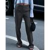Fall Fashion New Suit Pants Casual High Waist Straight Pants Casual Straight Leg Trousers