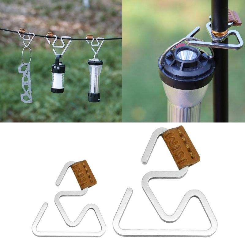 Multifunction Mini Camp Hook Hanger Hook Lantern Lamp Hanger Tent Pole Post Hook Hangs Camp Fishing Outdoor Equipment