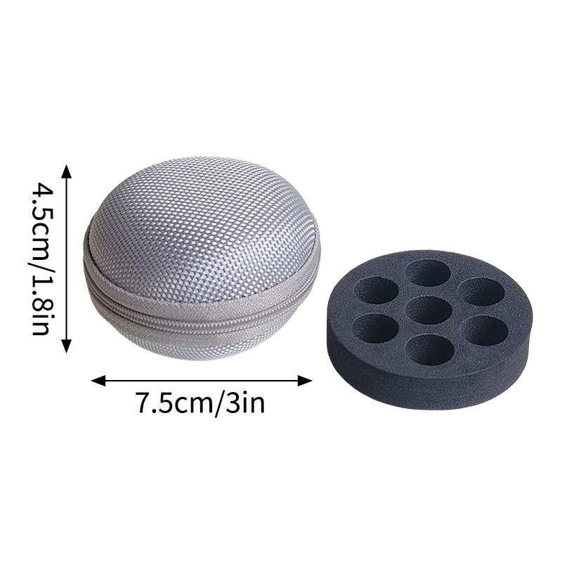 3ml 9-Slots Insulin Vial Storage Case Peptide Box Travel Protable Peptide Case EVA Vial Storage Bag Essential Oils Carrying Box