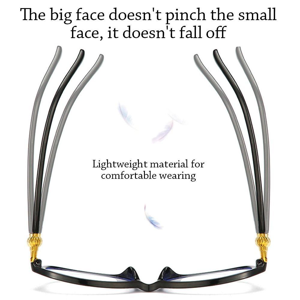Women Reading Glasses Anti-Blue Light Reading Glasses Urltra-Light Eye Protection Men Elegant Comfortable Eyeglasses +100 To+400