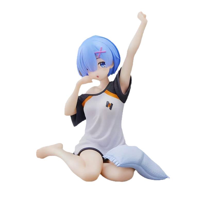 Re from scratch in a different world life Cat Ear Rem Sakura Rem Figure Anime Girl Chassis Ornament