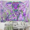 Mandala Elephant Tapestry Wall Hanging Colorful Painting Bohemian Tropical Landscape Home Living Room Decor Cloth