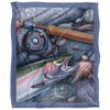 JQ Licensing Silky Trout Fishing Supersoft Blanket