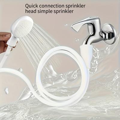 1PC 360 ° Rotary Shower Head and Faucet Extender with Water Purifier System - Heavy Duty Synthetic Rubber Sink Shower Head Accessories