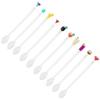 Drink Mixing Sticks Non‑Toxic Reusable Corrosion‑Resistant Bar Spoon Cute for for Restaurants for Coffee Shop
