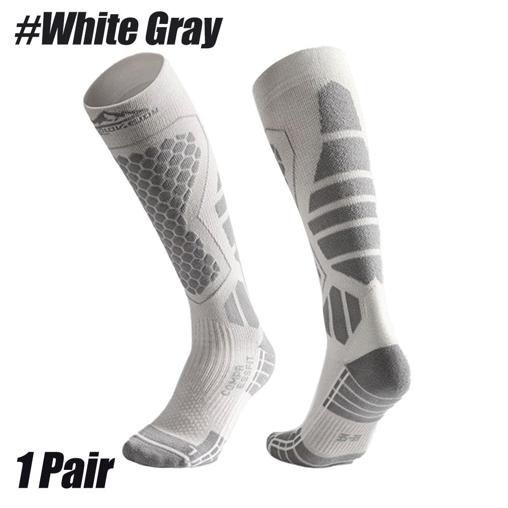 

1 пара шерстяных лыжных носков, мужские и женские для катания на лыжах, сноуборде, термобелье до колена, зимние теплые спортивные носки