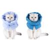 Katze Schutzkragen Verstellbar Winddicht Hautfreundlich Beißschutz Polyester Wundheilung