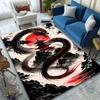 1PC Dragon coiling around red temple Print Carpet Rug for Living Room Bedroom Sofa Doormat Home Decor Non-slip Floor Mat