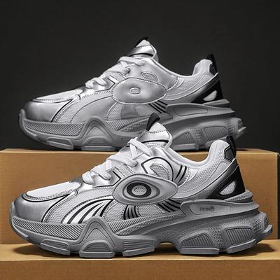 Fashion Men Running Casual Tenis Leisure Sports Thick Soles For Heightening Luxury Shoes Trainer Race Breathable Shoes 39-44