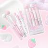 BUBBLY Korte Gelpennen 4-pack Schattige Intrekbare Neutrale Pennen 360° Draaiende Stressverlichter Zwarte Kleur Inkt voor Schrijven A3139