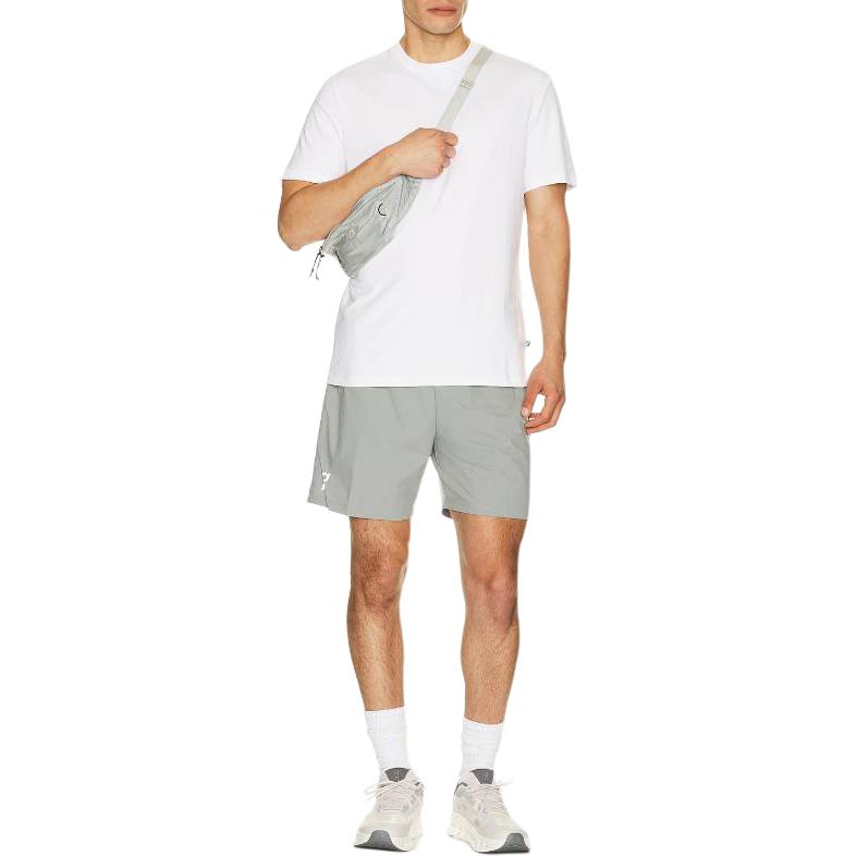 On Logo Elastic Waist Pocket Running Shorts Men Shorts 1MF10745005