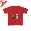 99 Nächte im Wald Inspiriertes Hirsch Eule und Alien Lustiges Spiel T-Shirt Perfekt für Naturliebhaber Geburtstagsgeschenke Halloween Spaß Oberteile