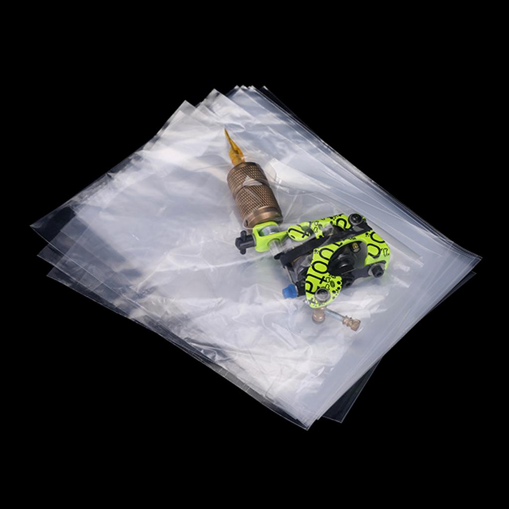 250Pieces Disposable Tattoo Wash Bottle Bags Cover Sleeves Plastic Permanent Makeup Body Dustproof Tattoo Supplies