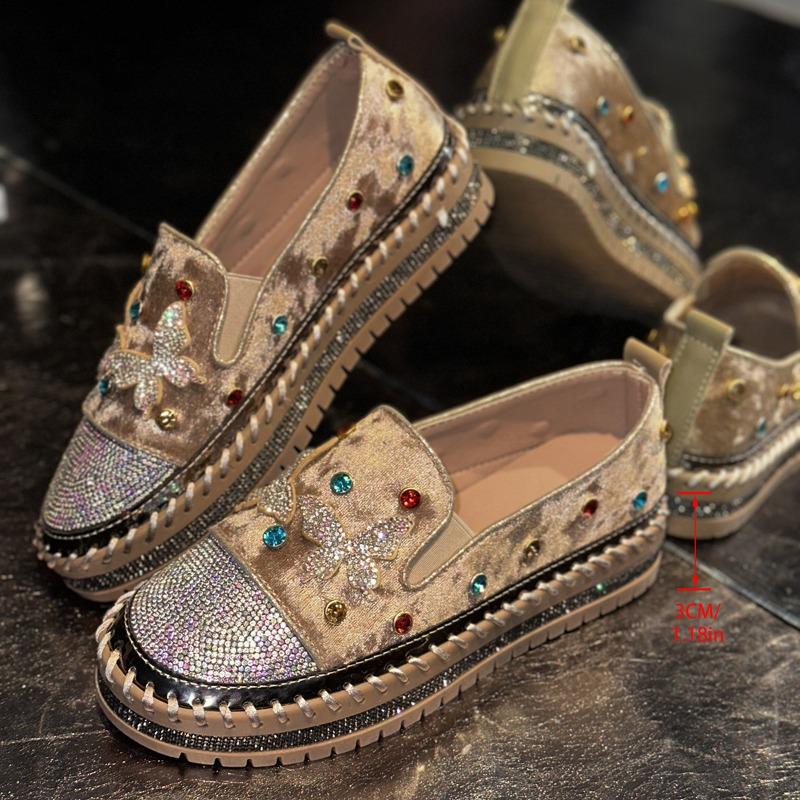 

Високі черевики, Сезонно оновлені мішкуваті туфлі, Новий стиль Повсякденні цільні жіночі туфлі 44 хакі