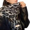Classical Leopard Print Poncho Shawl Wrap Tassels Elegant Outfit Warm Blanket