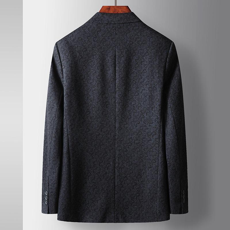 Autumn and Winter Light Luxury Business Single West Middle-aged and Young People Solid Color Single-breasted Trendy Suit Jacket