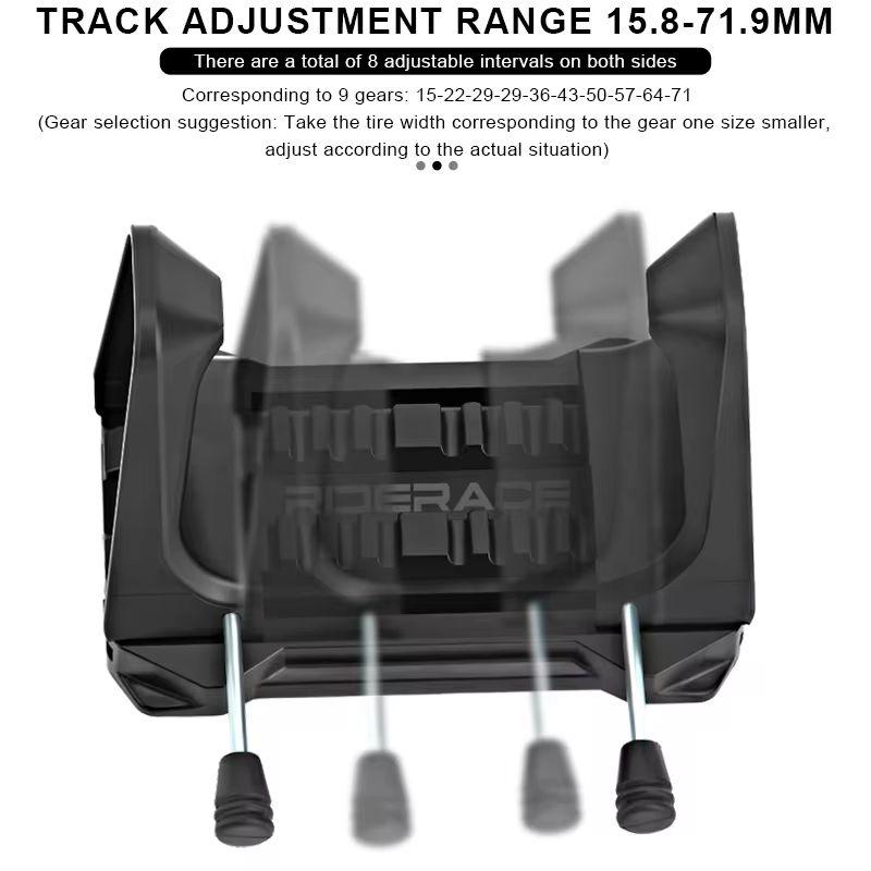 RIDERACE Bicycle Parking Rack Buckle Adjustable MTB Bike Wall Holder Hanger For Road Cycling Display Stand Tire Clamp Indoor