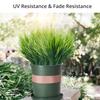 5DB/10DB/20DB Műanyag Mű 7 ágú Fű Növény Zöld Fű Imitáció Hamis Növény Lakásdekoráció Kertészkedés Fű Kültéri