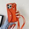 Crossbody Lanyard Wrist Strap Case for IPhone 13 12 Mini 15 14 11 Pro XS Max X XR 7 8 Plus Card Holder Wallet Leather Cover