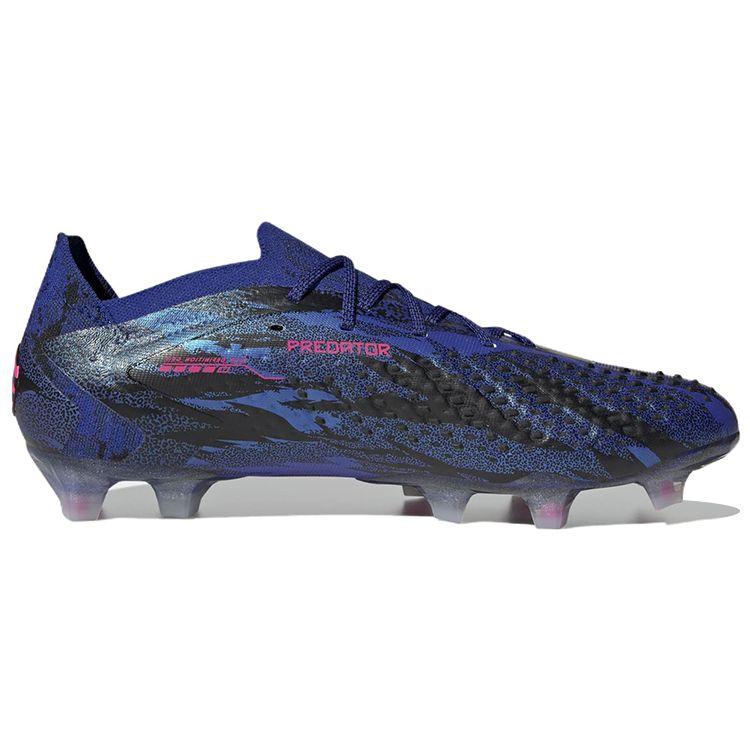 Adidas Paul Pogba X Predator Accuracy.1 Low FG High-Energy Style Unisex Sneakers Blue Lucid-Blue Team-Real-Magenta H03772
