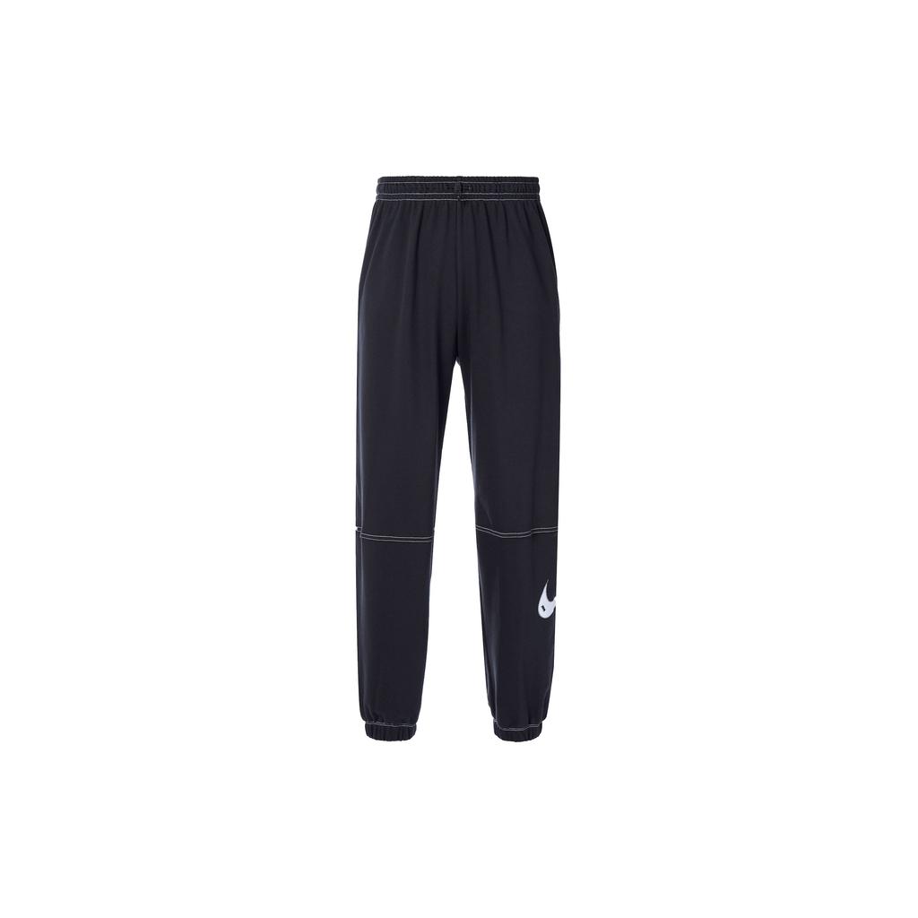 Nike Logo Patch Knit Jogger Pants Women Bottoms Black DM6206-010