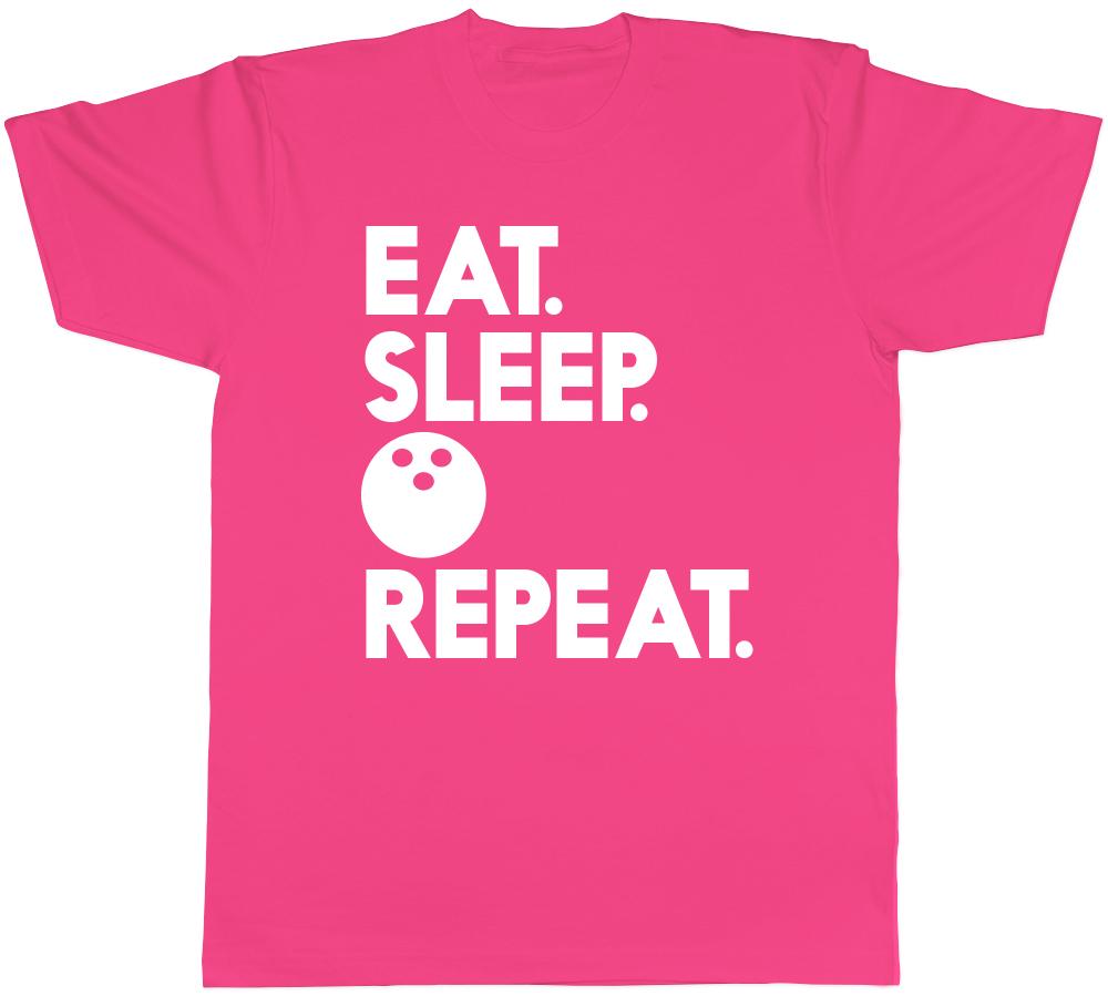 Eat Sleep Bowling Repeat Unisexs Unisexs Ladies Unisex TShirt