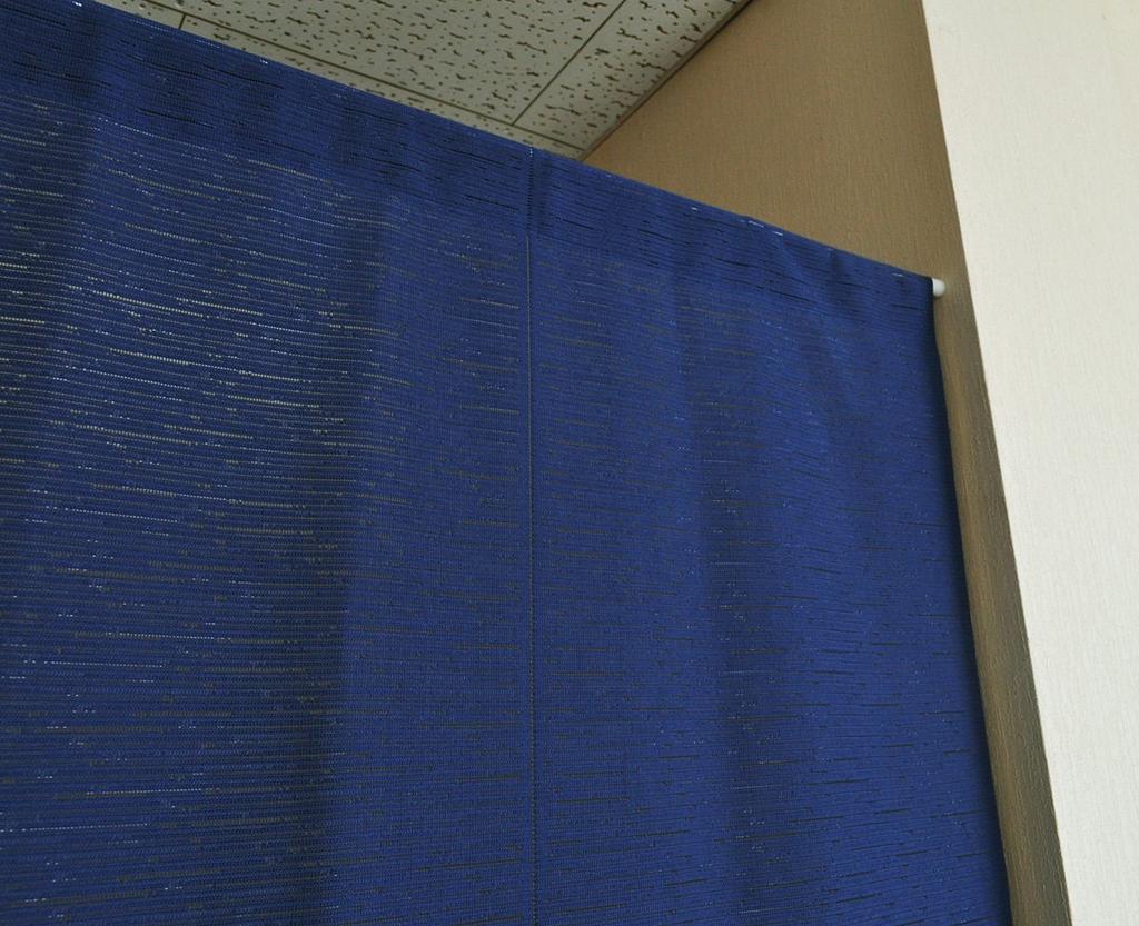 Noren Japanese for Commercial Simple Lace Navy 85cm Wide X 90cm Japanese-made Flame-retardant (traditional Curtain) Use. Plain, Design. [Mondo]