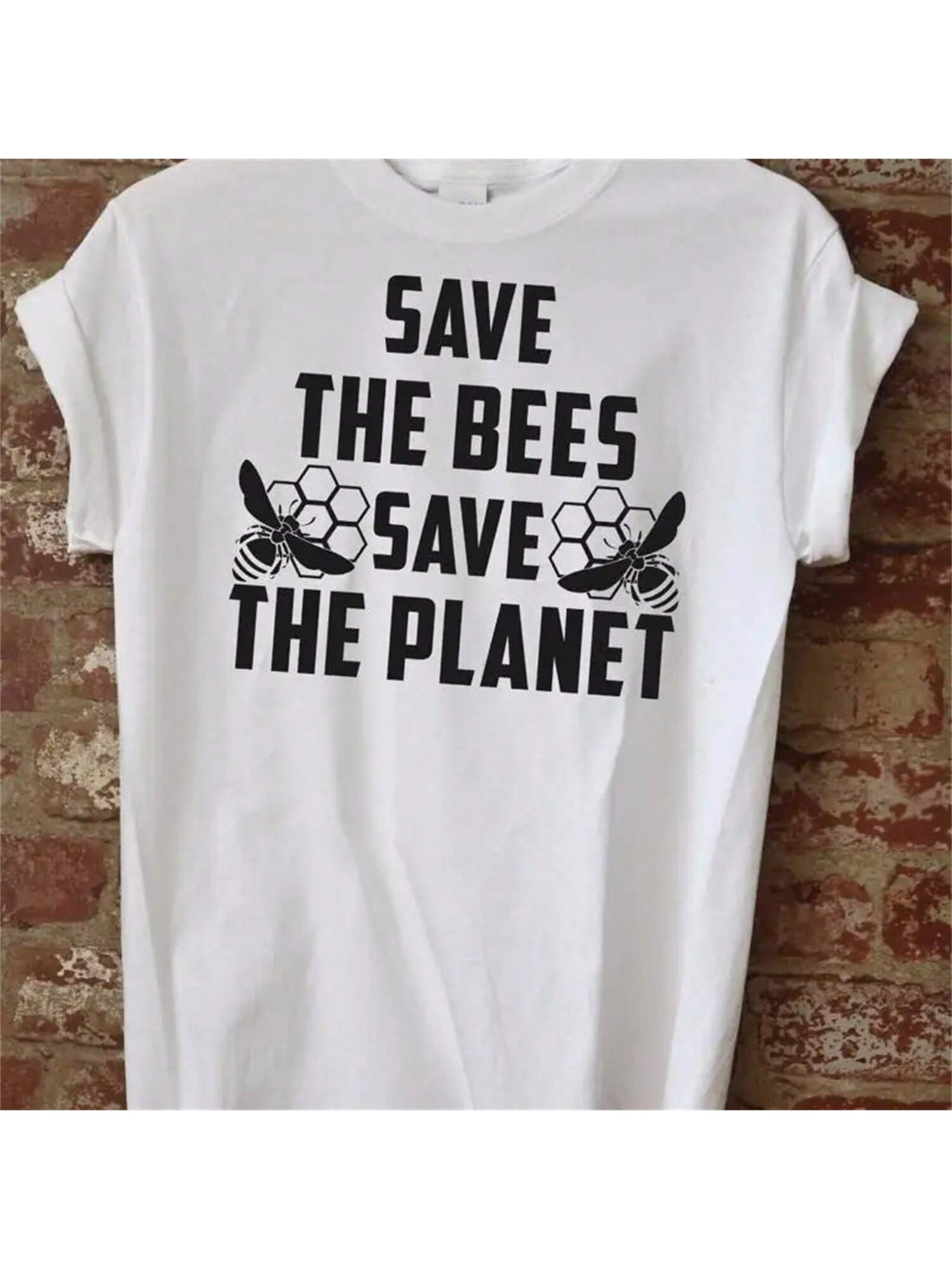 Save The Bees PlaneT T Shirt Extinction Support Love For Animals S разноцветный