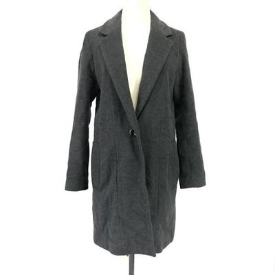 Re.Verofonna Casaco Chester de Lã Japonesa Feminino M Cinza Casacos Longos Jaqueta(USADO)