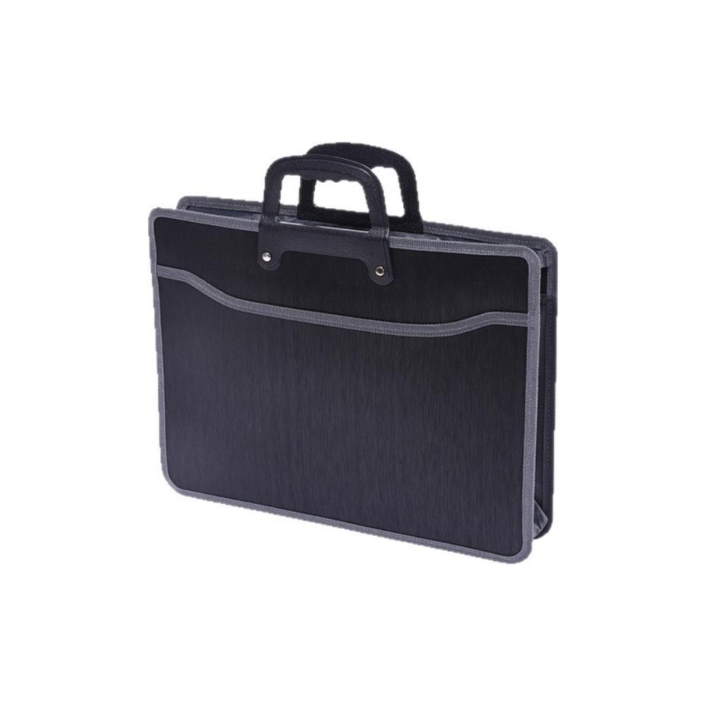 Waterproof Office Briefcase Large Capacity Business Tote Bag Thickened Portable File Bag  Car Side