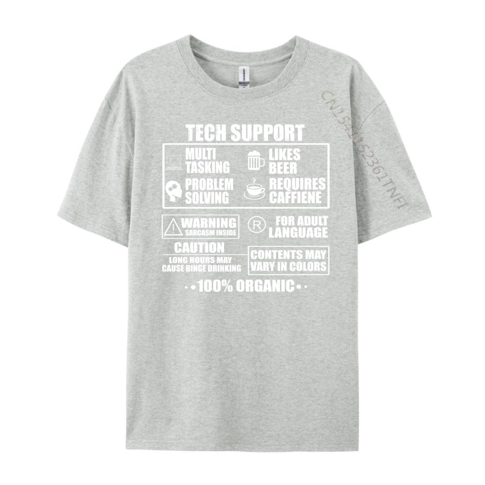 Vtipné oblečení pro technickou podporu Sysadmin Počítačový geek Vtip Pánské značkové oblečení Módní a trendy trička Vtipné