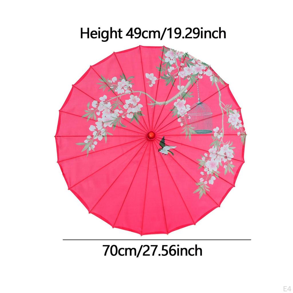 Antique Chinese Oiled Paper Umbrella for Girls' Dance Gifts