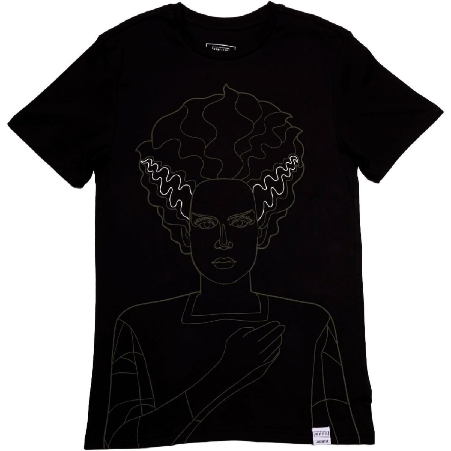 Loungefly Universal Bride of Frankenstein Unisex Tee XL S