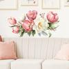 Peony Floral Living Room Feature Wall Bedroom Room Dining Room Bathroom Decorative Self-Adhesive Wall Stickers