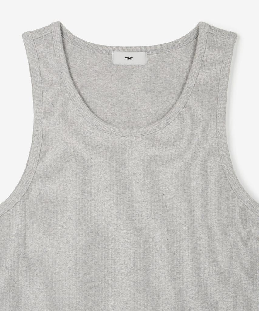 Tienjiti Ribbed Slim Sleeveless (Melange Gray) Tnts6E216G2