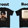 Diljit Dosanjh Aura World Tour 2026 Maglietta Grafica Nera Unisex Cotone