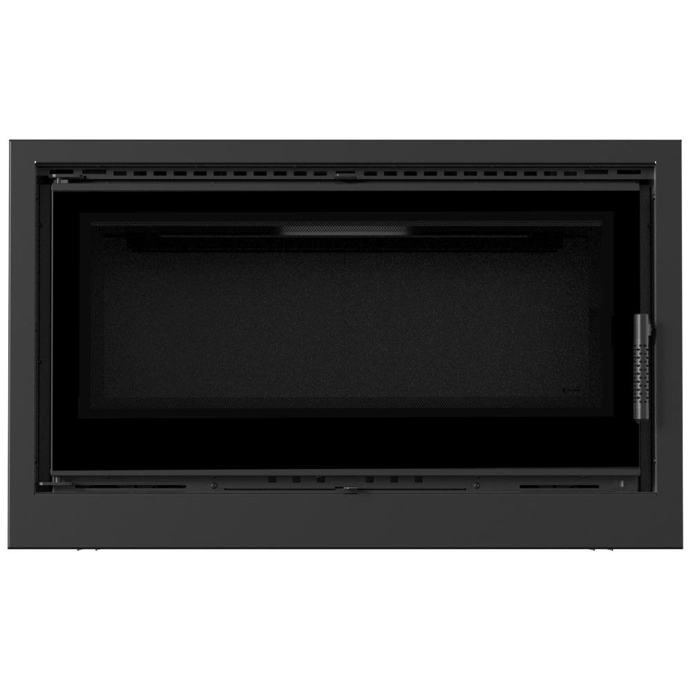 Kamineinsatz KRATKI ARKE 95 14 kW Ø 200 schwarz thermotec