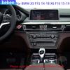 For BMW X5 F15 2014-2018 For X6 F16 2015- Accessories Interior Gear Dashboard Outlet Switch Kit Carbon Fiber Cover Stickers