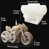 Evil Dragon Wrapped On Motorcycle Candle Silicone Mold Evil Magic Dragon Motorcycle Resin Gypsum Concrete Mold Craft Molds