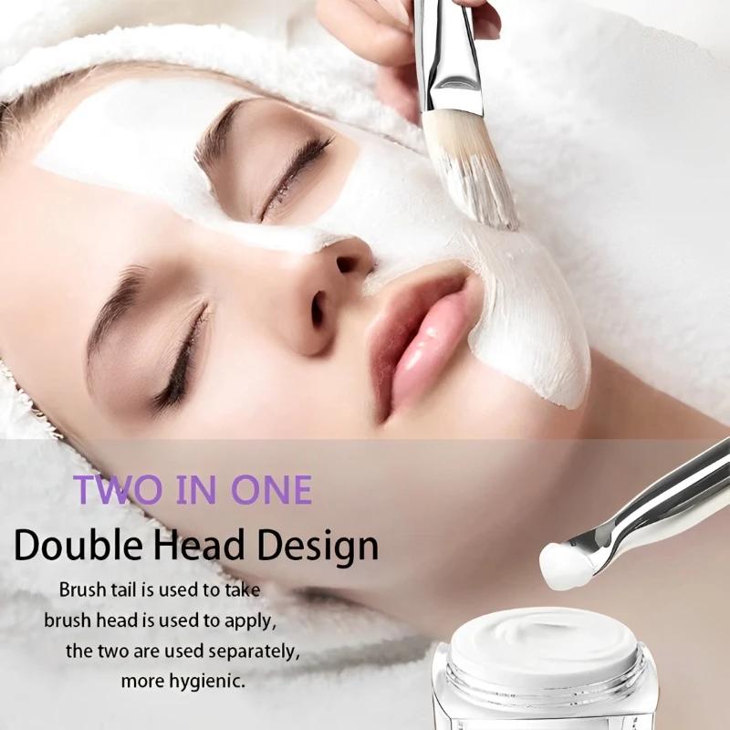 Silicone Face Mask Mixing Bowl Set Mixing Stick Spa Tool Beauty Salon Bowl Spoon Mask Mud Film Brush Silicone Facial Skincare