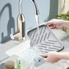 Kitchen Soap Tray, Silicone Sponge Holder Sink Organizer, Silicone Soap Holder for Bathroom Kitchen Counter/Soap Bottles
