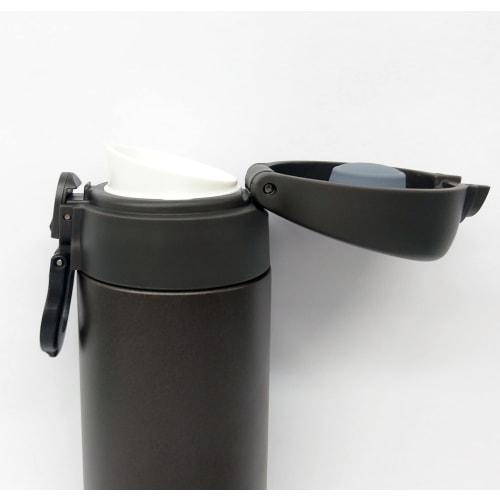 The-peacock Thermos (The-peacock) Peacock Thermos, 0.5L Stainless Steel Water Bottle, Insulated for Hot and Cold Drinks, Brown, AKF-50 T