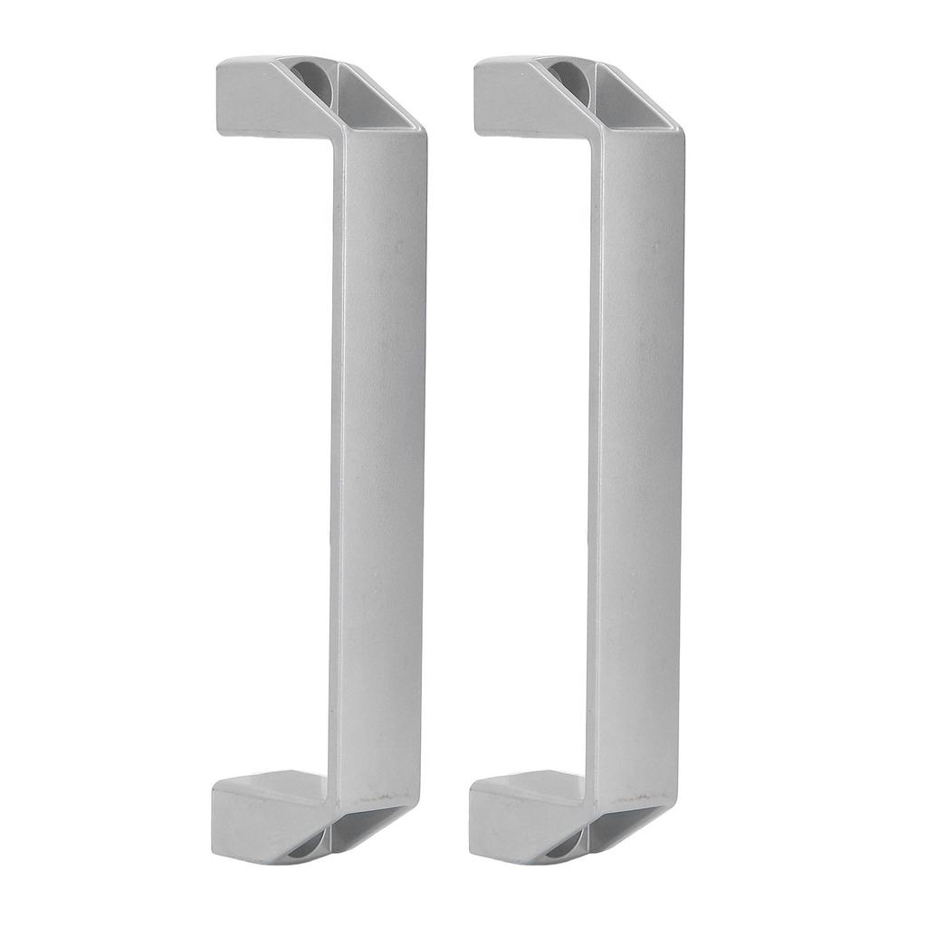 2 Pcs Door Handle Pull 180mm Hole Spacing Aluminum Alloy High Strength Cabinet Pull Modern Gate Handle Silver