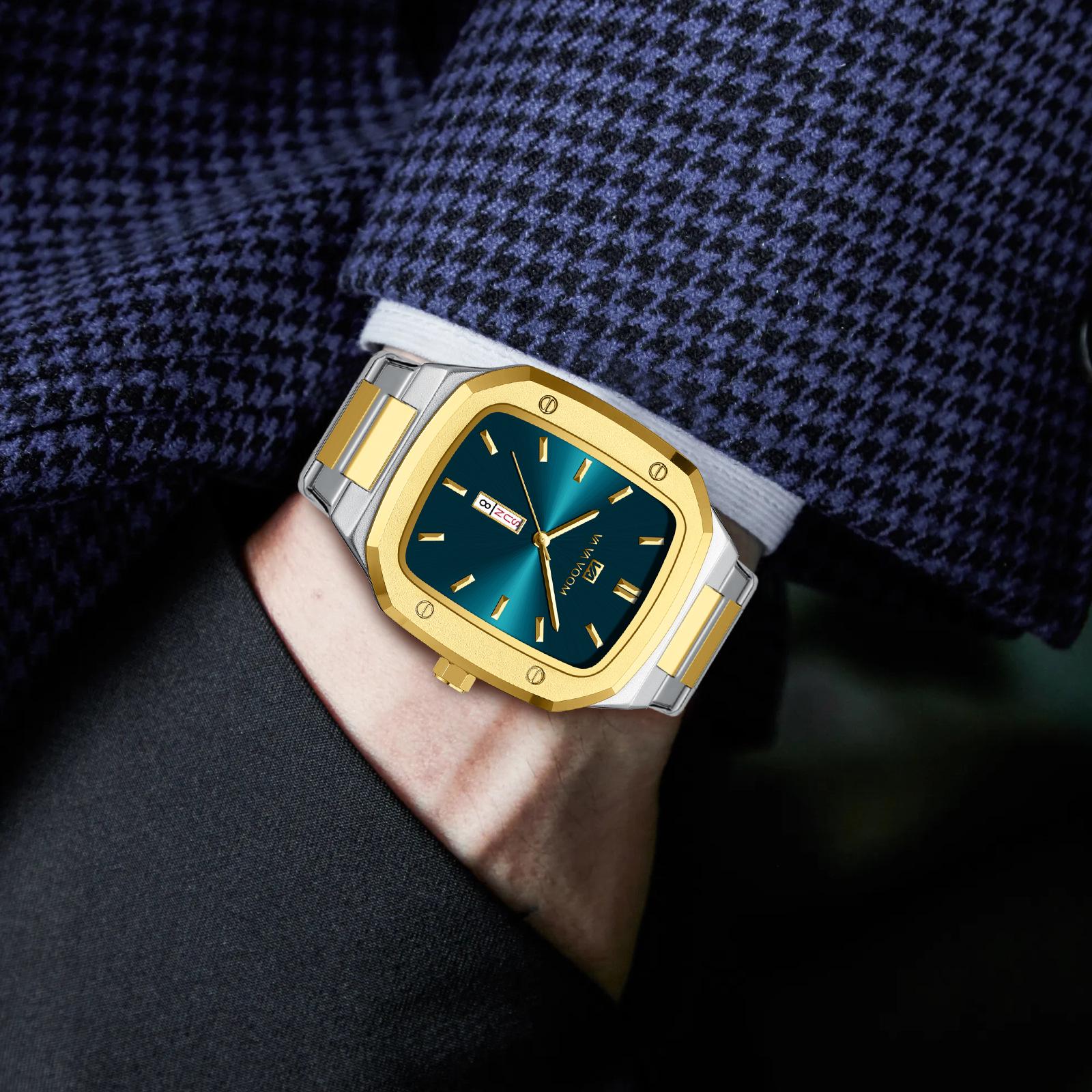 

Квадратные мужские модные часы Apple