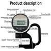 0.01/0.001mm Electronic Thickness Gauge Micrometro Thickness Tester for Paper Cloth 0-12.7mm Digital Micrometer Thickness Meter