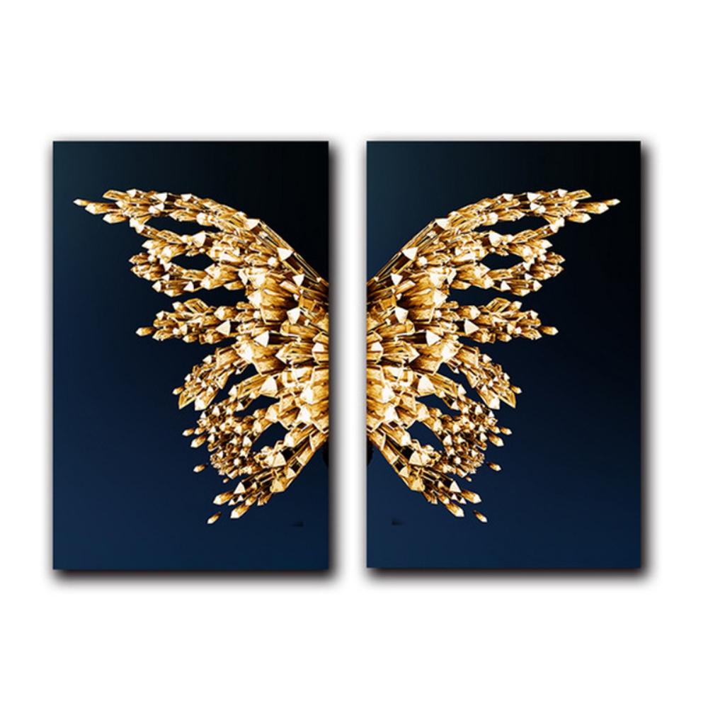 

Скандинавская картина с золотой бабочкой, настенный постер, современный стиль, печать на холсте, живопись, искусство, декор для гостиной, спальни